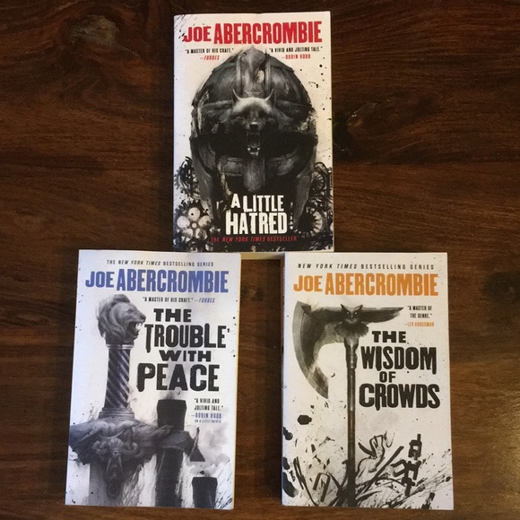 3 The Age of Madness Trilogy by Joe Abercrombie Set of Three Softcover Books - Picture 2 of 16